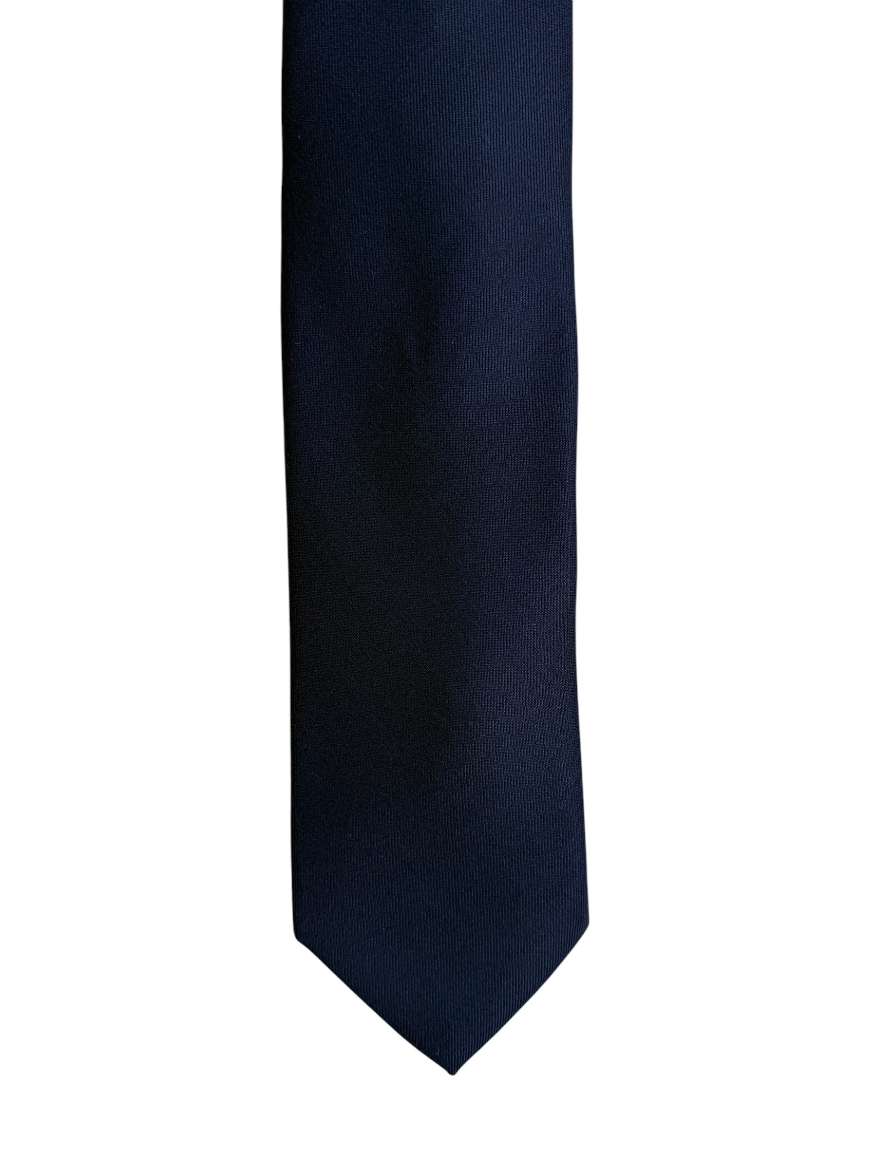 DION WOOL MELANGE TIE - MARINE BLUE