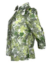 CAMICETTASNOB FLORAL BLOUSE - GREEN & WHITE