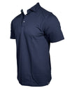 BUTTON DOWN MEN'S TECH PIQUE POLO - SOLID NAVY