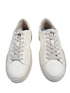 ELEVENTY DEER SKIN LOW TOP SNEAKER - WHITE
