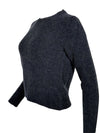 ANNECLAIRE WOOL/CASHMERE CREW SWEATER - BLUE