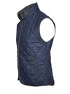 WATERVILLE WOOL MELANGE FLANNEL VEST - PETROL