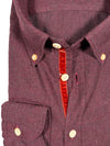 GMF 965 MEN'S SPORT SHIRT - SOLID BURGUNDY