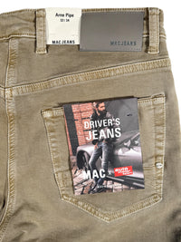 MAC MEN'S ARNE PIPE DENIMFLEXX PANT - CLAY