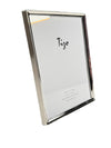 TIZO PICTURE FRAME - HAND POLISHED METAL WITH LINES