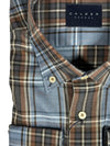 CALDER CARMEL MEN'S SHIRT - DENIM TWILL PLAID