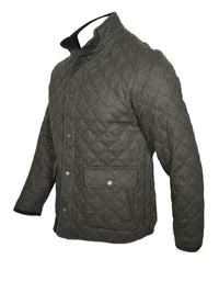 ALAN PAINE RICHMOND QUILTED JACKET - OLIVE