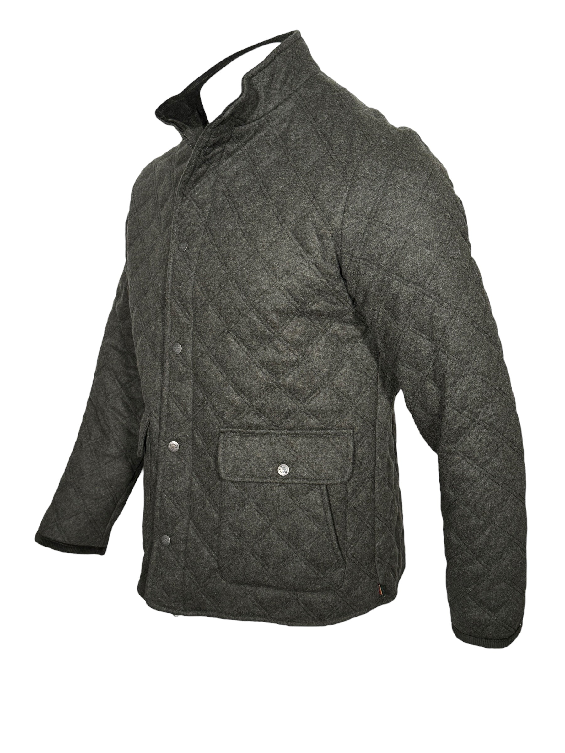 ALAN PAINE RICHMOND QUILTED JACKET - OLIVE