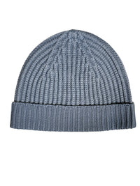 FLY3 REVERSIBLE KNIT HAT - AZURE