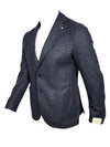 L.B.M. 1911 TAILORED WOOL HOUNDSTOOTH SPORT COAT - NAVY