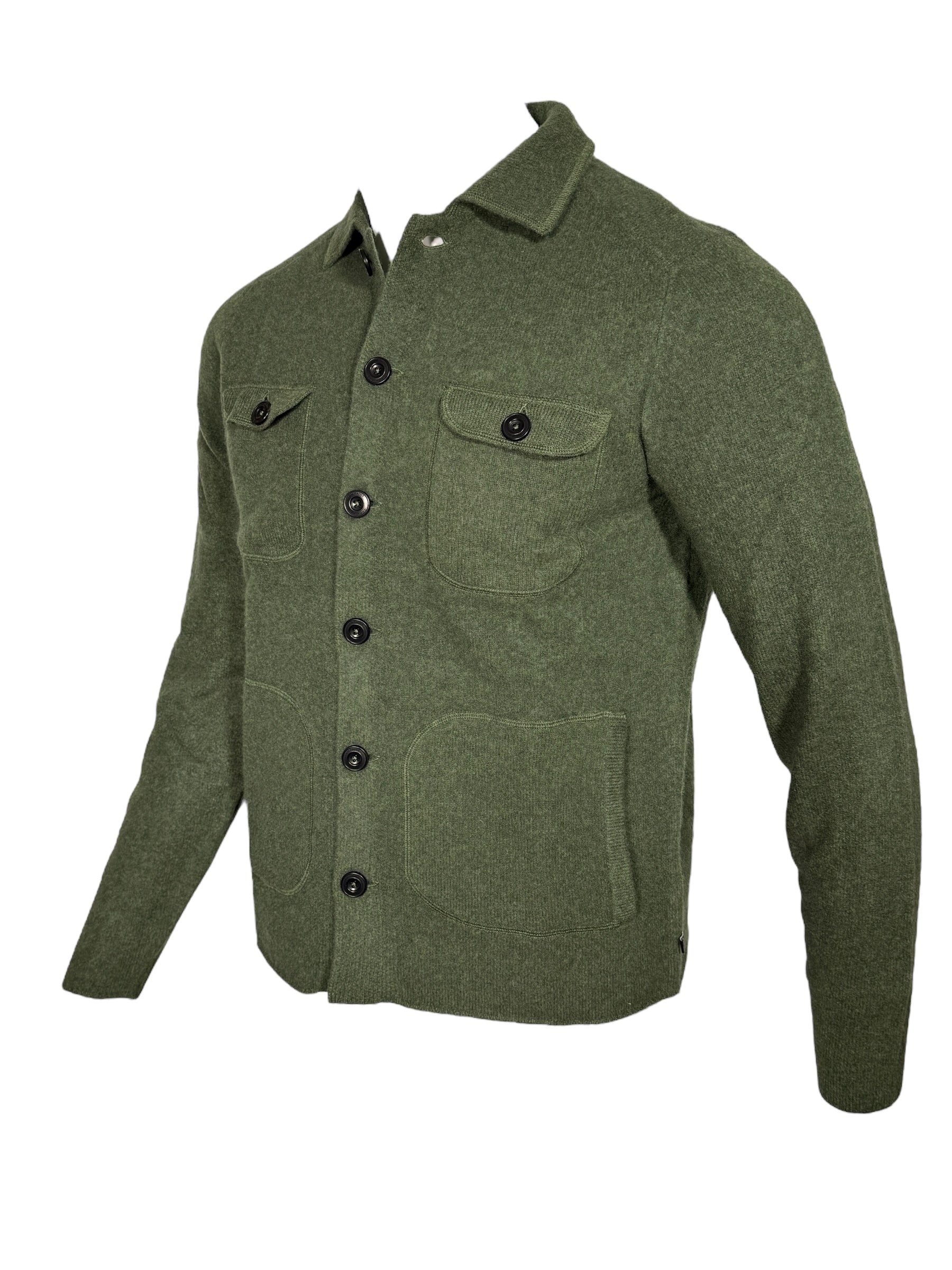 ALAN PAINE FERNDALE WOOL SHIRT JACKET - ROSEMARY
