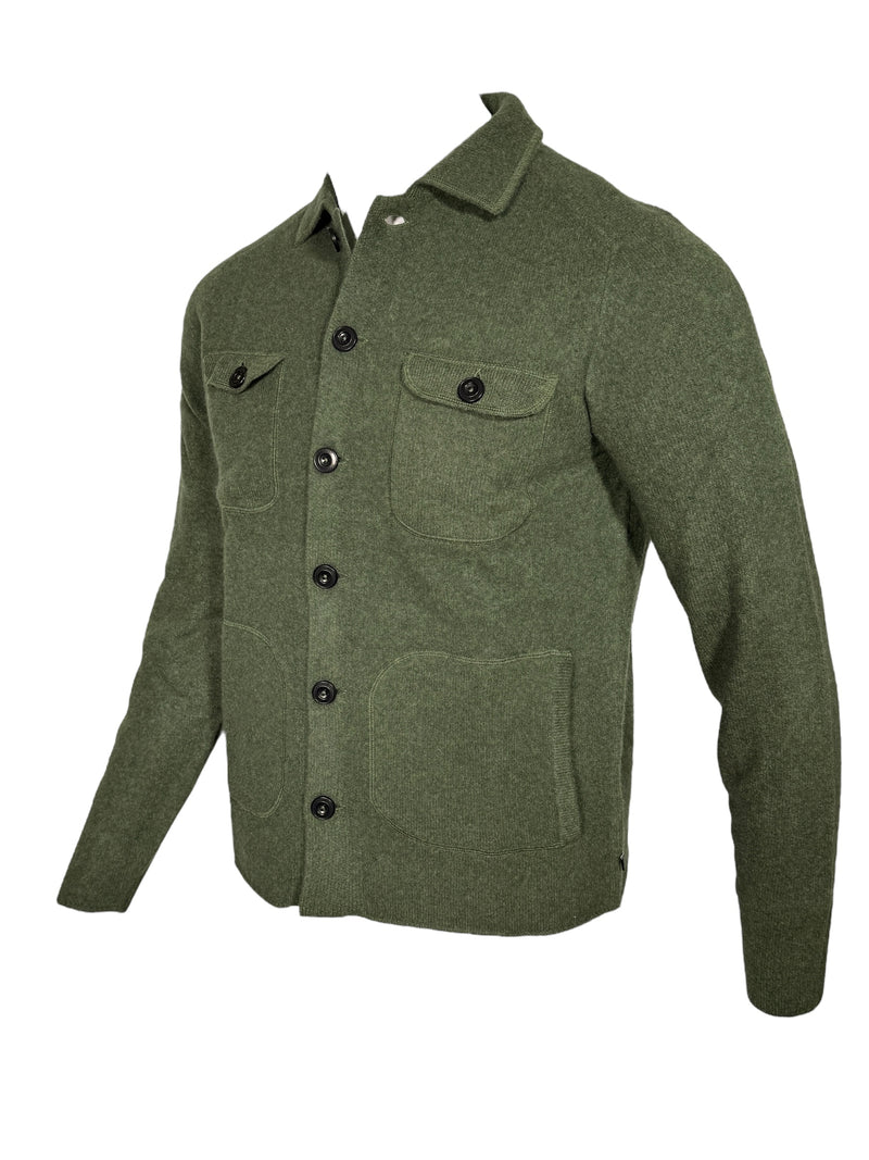 ALAN PAINE FERNDALE WOOL SHIRT JACKET - ROSEMARY