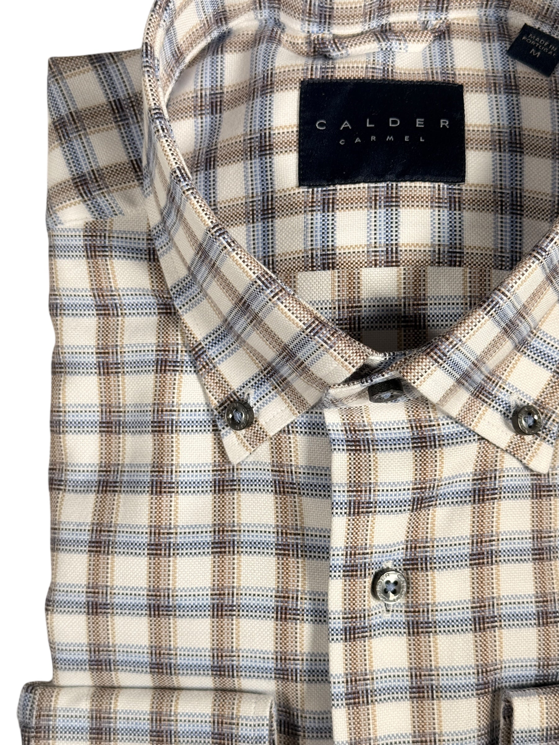 CALDER CARMEL MEN'S SHIRT - SLATE MULTI CHECK