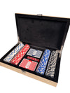 TIZO WOOD POKER SET - BURLWOOD