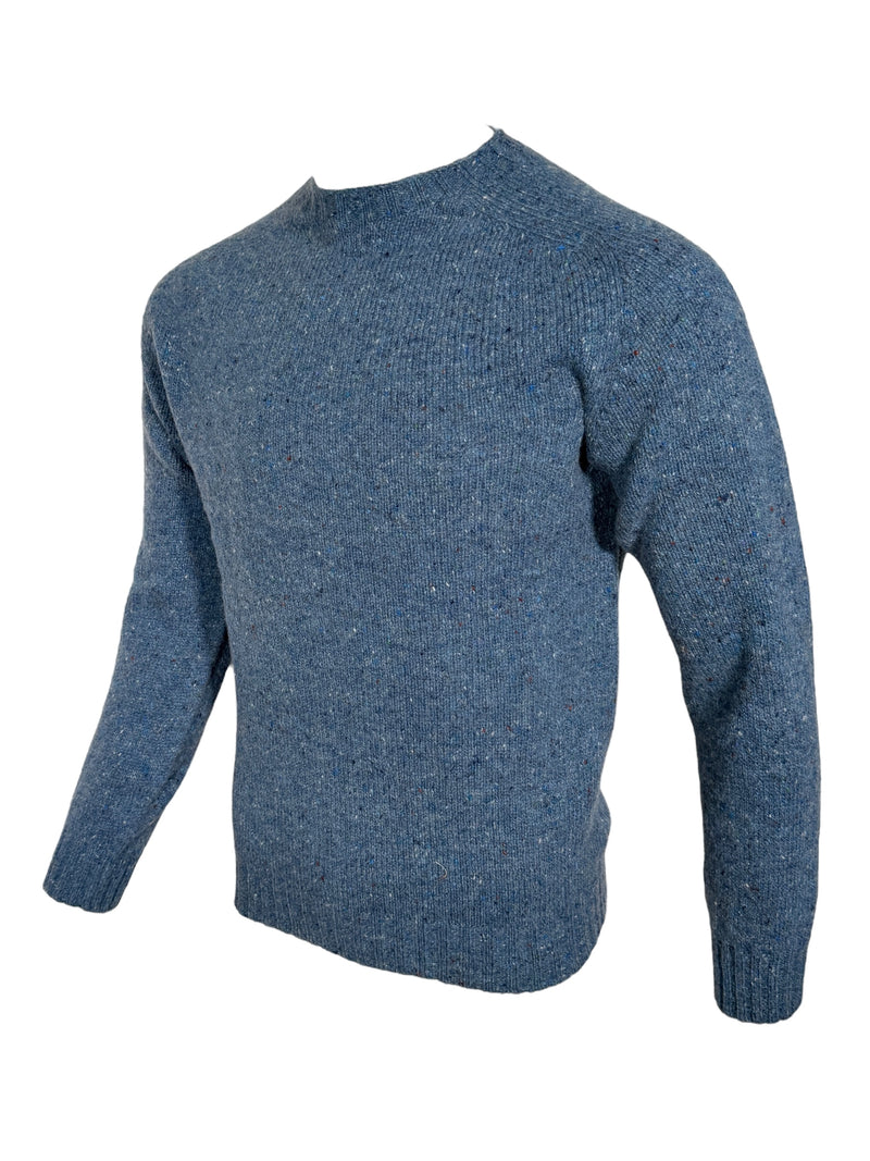 HARLEY OF SCOTLAND DONEGAL WOOL SWEATER - OSSIAN