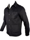 MANTO DOUBLE FACE CASHMERE CHORE JACKET - DEEP NAVY