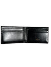 BOSCA 1911 ROMA ITALIA SMALL BIFOLD WALLET - ANTHRACITE