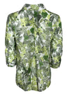 CAMICETTASNOB FLORAL BLOUSE - GREEN & WHITE