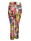 MAC WOMEN'S DREAM CHIC JEAN - COMIC STRIP PRINT