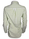 GIANGI NAPOLI WOMEN'S SHIRT - GREEN STRIPE