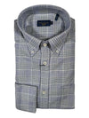PAUL & SHARK MEN'S SHIRT - NAVY PLAID