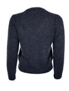 ANNECLAIRE WOOL/CASHMERE CREW SWEATER - BLUE