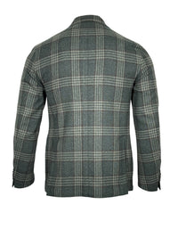 SARTORIA PARTENOPEA SPORT COAT - OLIVE CHECK PLAID