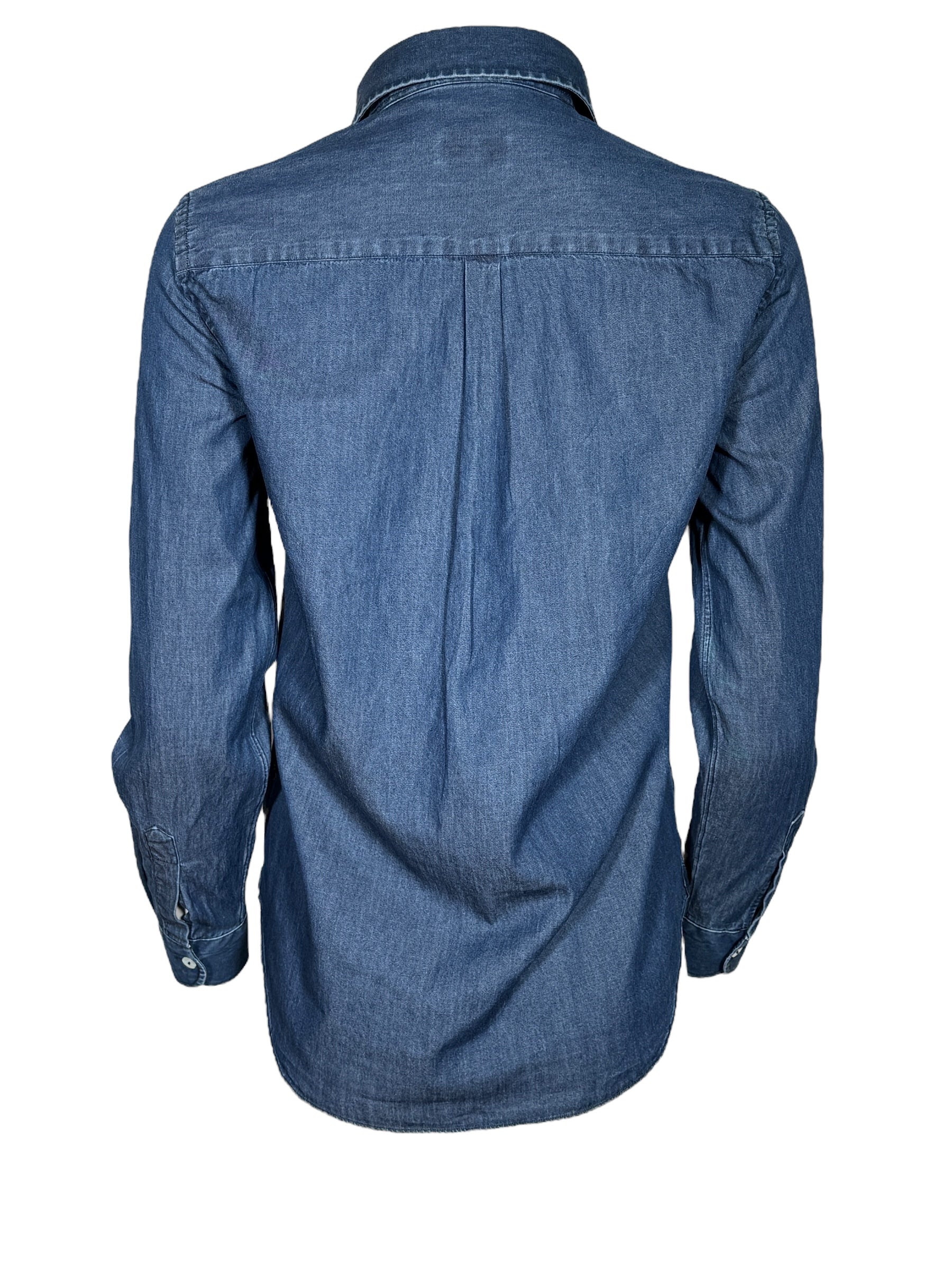 GIANGI NAPOLI WOMEN'S CATY DENIM SHIRT - DARK BLUE WASH