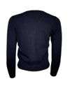 PUROTATTO RIBBED BACK CASHMERE CARDIGAN - NAVY