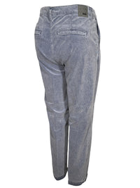 MAC WOMEN'S CHINO TURN UP CORDUROY PANT - CAPRI BLUE