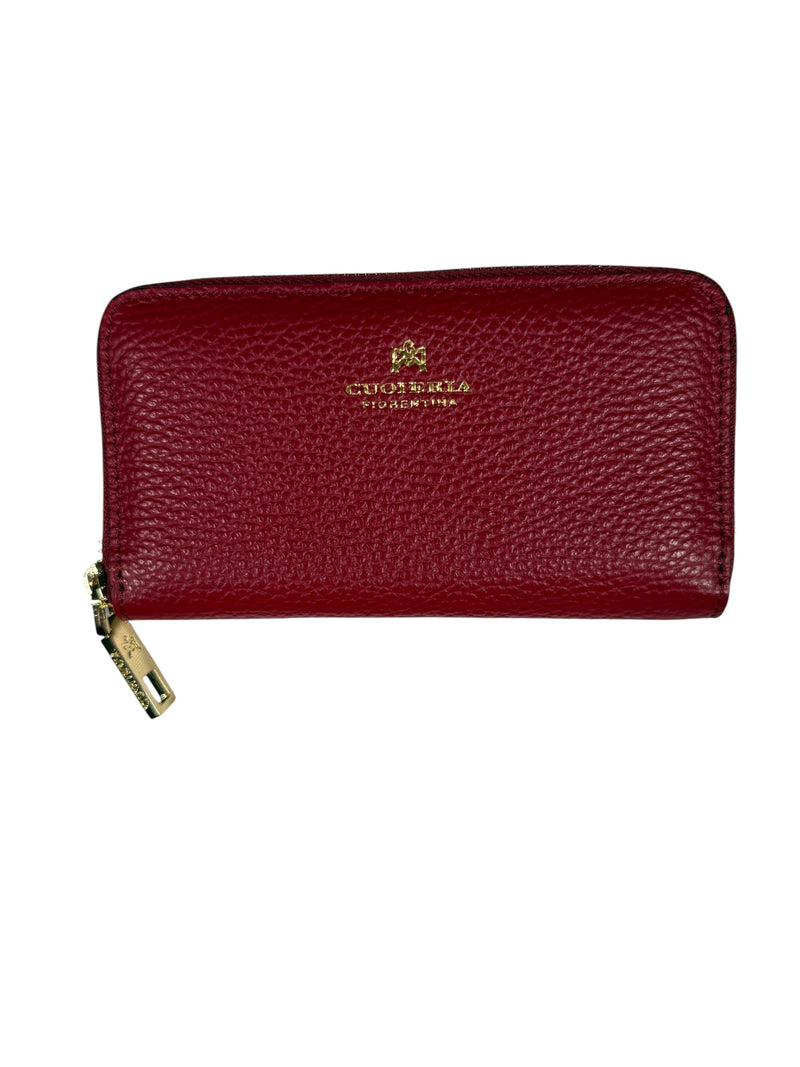 celine dion adagio leather backpack CUOIERIA FIORENTINA MINI ZIP WALLET