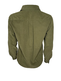 CAMICETTASNOB SOLID BABY CORDUROY BLOUSE - KHAKI