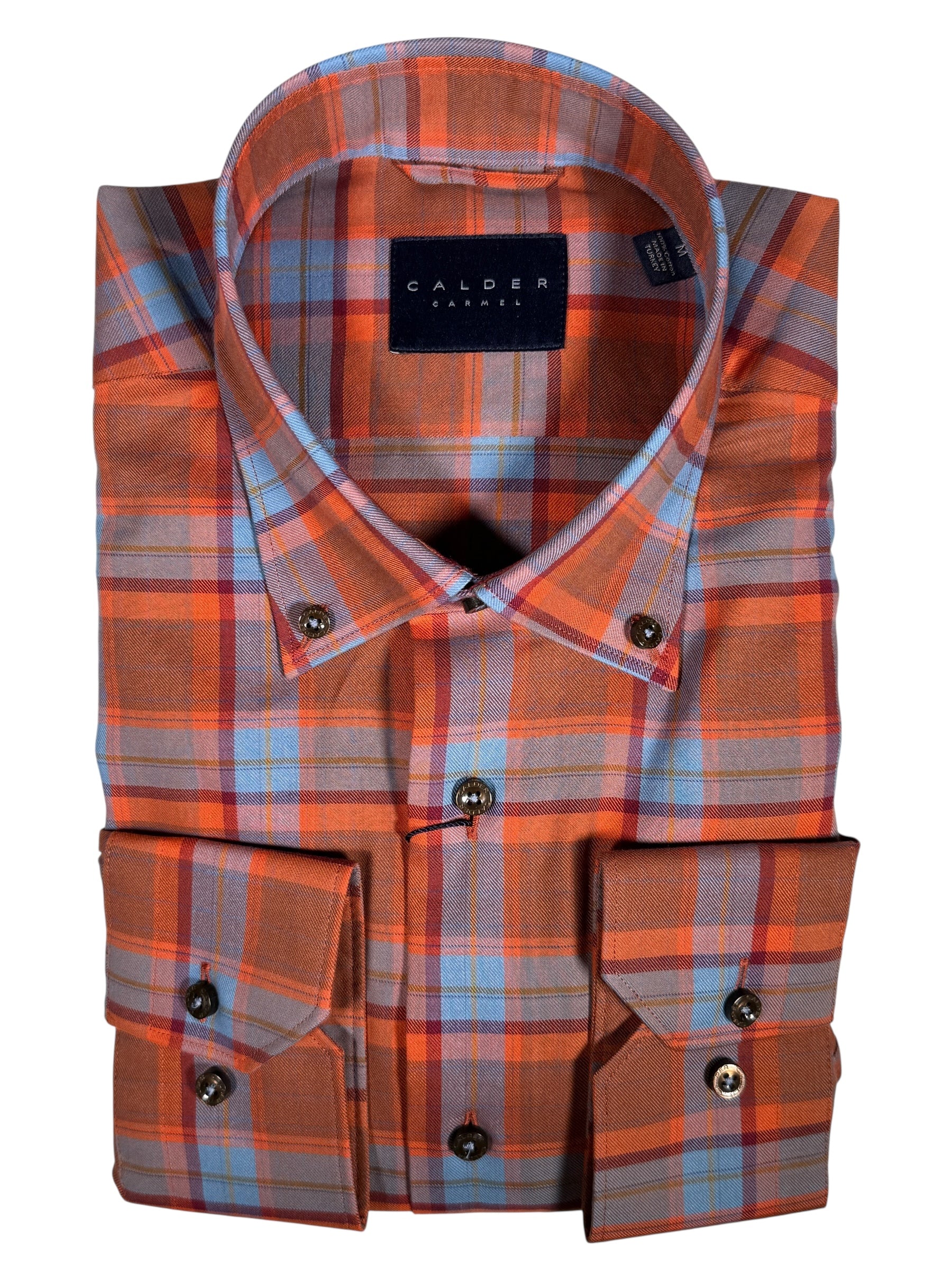 CALDER CARMEL MEN'S SHIRT - EMBER TWILL PLAID