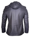 EMANUEL BERG WOOL/CASHMERE D-CONTRUCTED SHIRT JACKET - NAVY