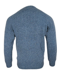 HARLEY OF SCOTLAND DONEGAL WOOL SWEATER - OSSIAN