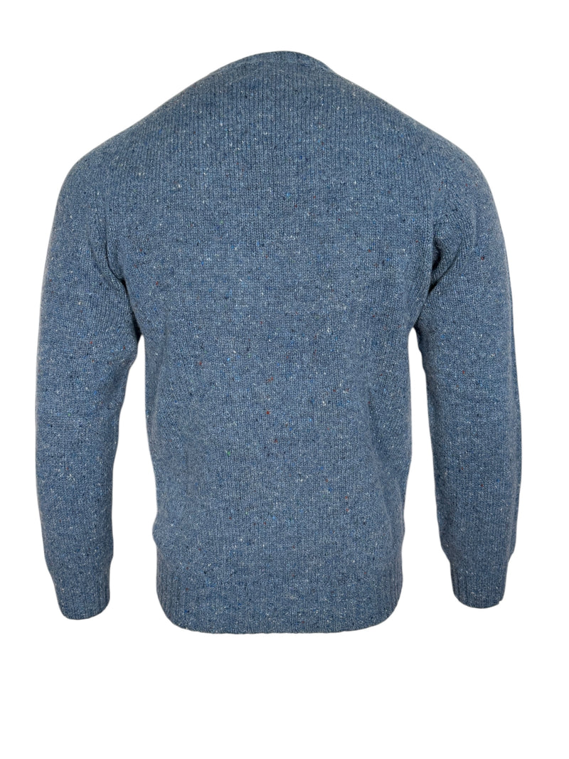 HARLEY OF SCOTLAND DONEGAL WOOL SWEATER - OSSIAN