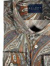 CALDER CARMEL MEN'S SHIRT - MADDER PAISLEY PRINT