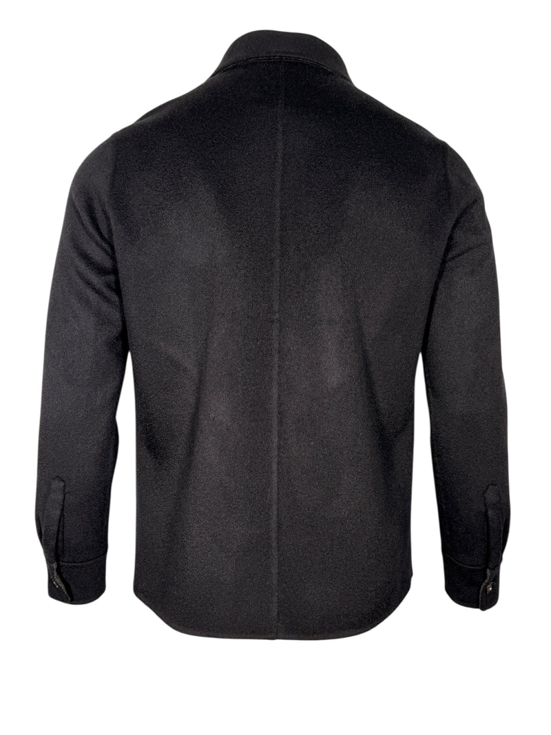MANTO DOUBLE FACE CASHMERE CHORE JACKET - DEEP NAVY