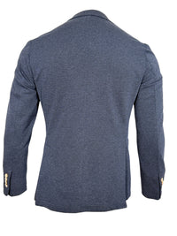 ELEVENTY MEN'S HERRINGBONE SPORT JACKET - BLUE