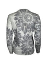 PANICALE PAINTED CREW SWEATER - GREY FLORAL