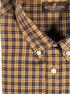 BUTTON DOWN SPORT SHIRT - NAVY/MUSTARD WINDOW CHECK