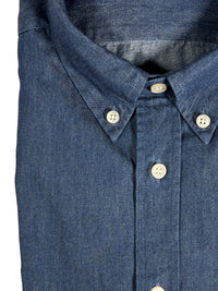 BUTTON DOWN SPORT SHIRT - DARK BLUE DENIM