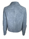 PUROTATTO SUEDE JACKET - LIGHT BLUE