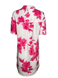 OUI FLORAL DRESS - PINK & WHITE
