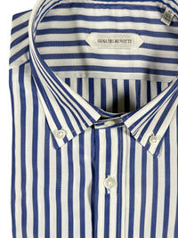 GUGLIELMINOTTI COTTON SHIRT - NAVY STRIPE