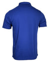 BUTTON DOWN MEN'S TECH PIQUE POLO - SOLID COBALT BLUE