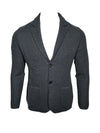 MAURIZIO BALDASSARI WOOL-COT SWACKET - FOREST NIGHT