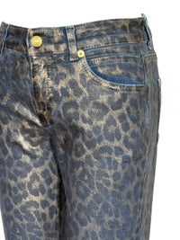 MAC WOMEN'S RICH SLIM JEAN - METALLIC LEOPARD