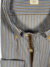 GMF 965 MEN'S SPORT SHIRT - TAN/DENIM STRIPE