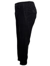 MAC WOMEN'S CHINO TURN UP CORDUROY PANT - BLACK